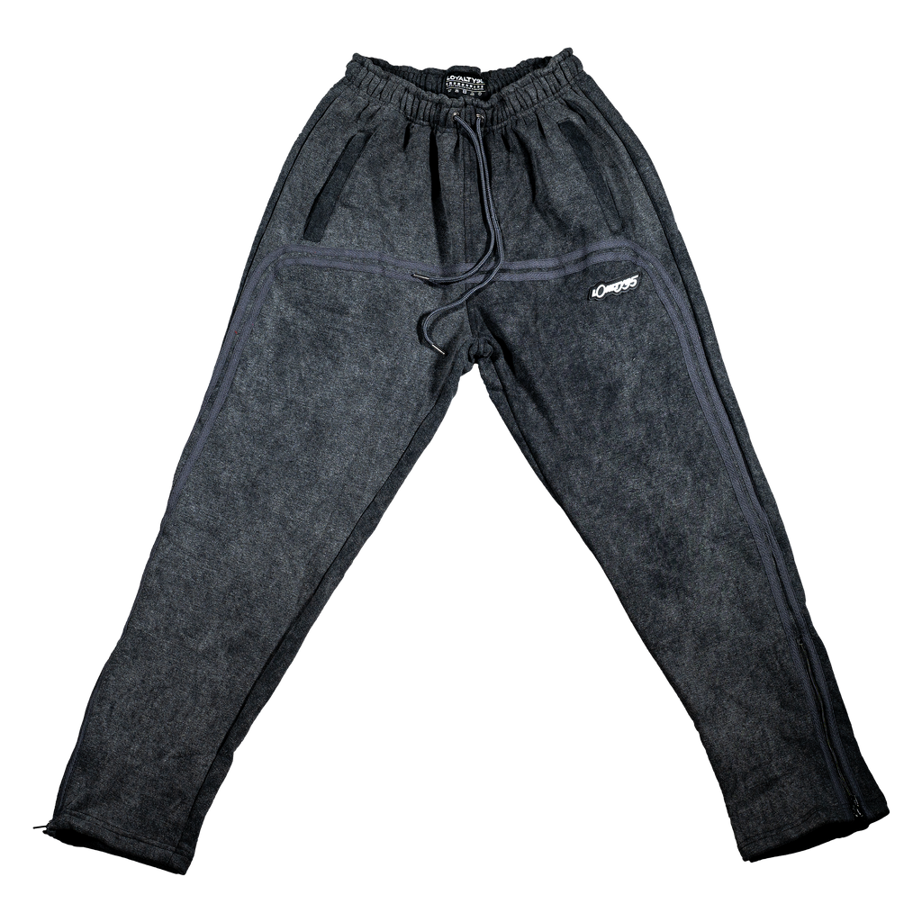 Pantalón Wash Zipper – Negro vintage